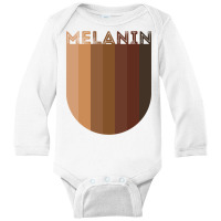 Drippin Melanin  For Women Pride  Gifts Black History Long Sleeve Baby Bodysuit | Artistshot