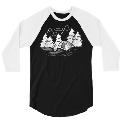 Camping 3/4 Sleeve Shirt | Artistshot