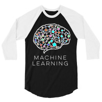 Artificial Intelligence Machine Learning Long Sleeve 3/4 Sleeve Shirt | Artistshot