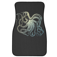 Octopus Cool Vintage Marine Biologist Ocean Sea Life 3 Front Car Mat | Artistshot