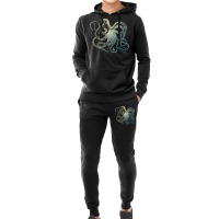 Octopus Cool Vintage Marine Biologist Ocean Sea Life 3 Hoodie & Jogger Set | Artistshot