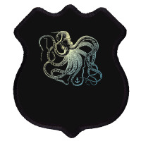 Octopus Cool Vintage Marine Biologist Ocean Sea Life 3 Shield Patch | Artistshot