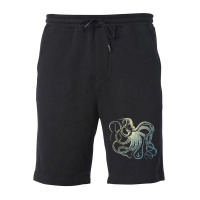 Octopus Cool Vintage Marine Biologist Ocean Sea Life 3 Fleece Short | Artistshot