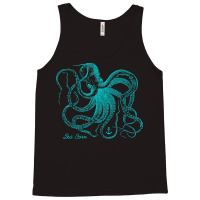 Octopus Cool Vintage Marine Biologist Ocean Sea Life 4 Tank Top | Artistshot