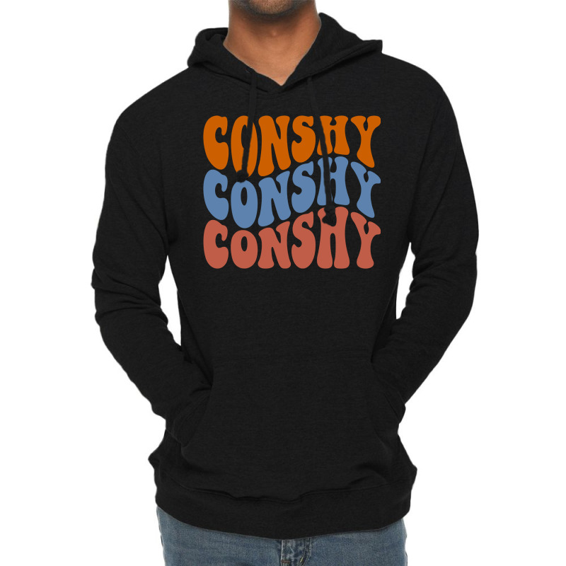 Conshy Wavy Tri Color Pullover Hoodie Lightweight Hoodie | Artistshot