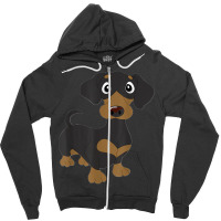 Black And Tan Dachshund Wiener Dog Zipper Hoodie | Artistshot