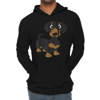 Black And Tan Dachshund Wiener Dog Lightweight Hoodie | Artistshot