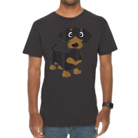 Black And Tan Dachshund Wiener Dog Vintage T-shirt | Artistshot