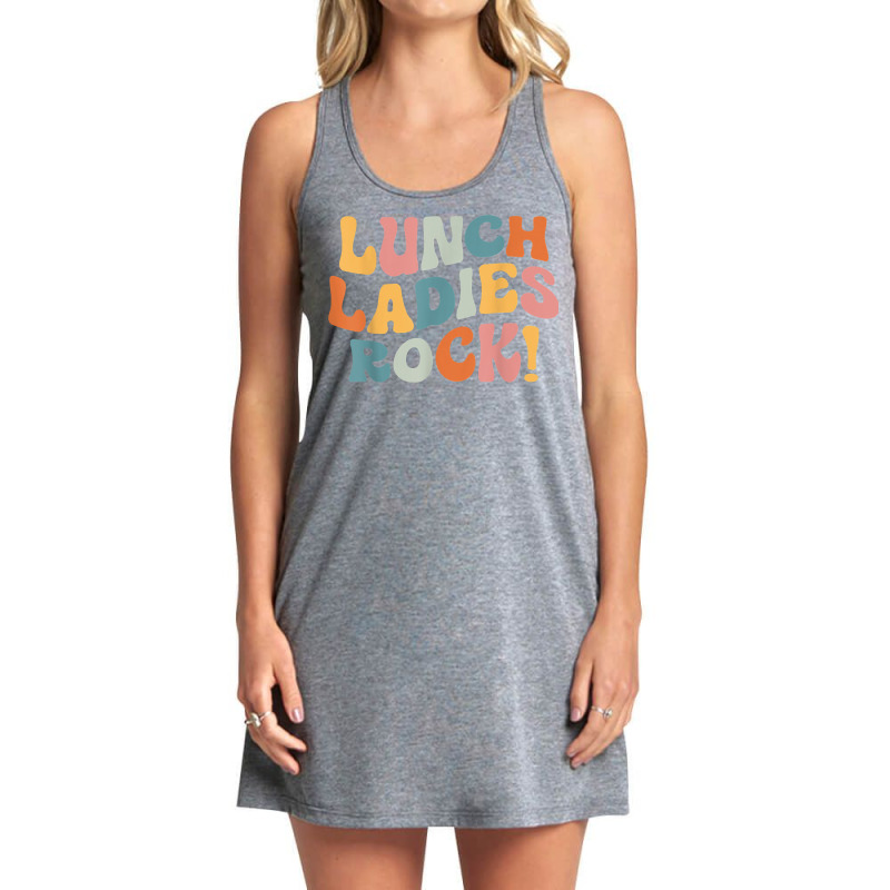 Lunch Ladies Rock!   Retro Lunch Ladies Squad Cafeteria Crew T Shirt Tank Dress | Artistshot