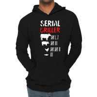 Serial Griller Christmas X-mas Pajama Grill Chef Bbq Master Lightweight Hoodie | Artistshot