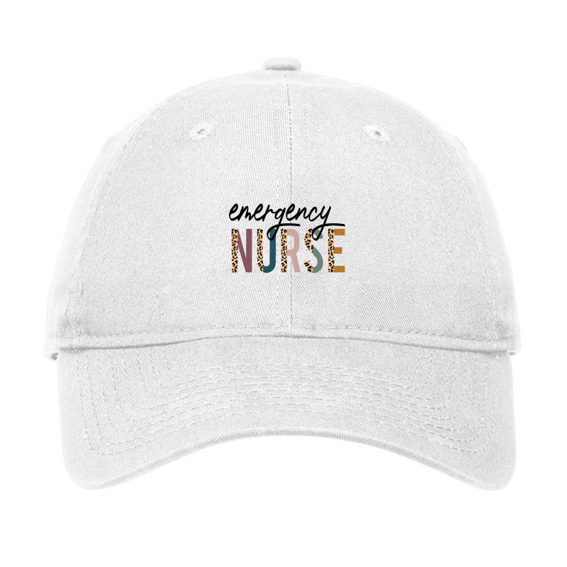 Emergency Nurse Leopard Nurse Gift Adjustable Cap | Artistshot