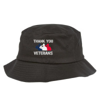 Thank You Veterans Day Salute Military Appreciation Soldiers Sweatshir Bucket Hat | Artistshot