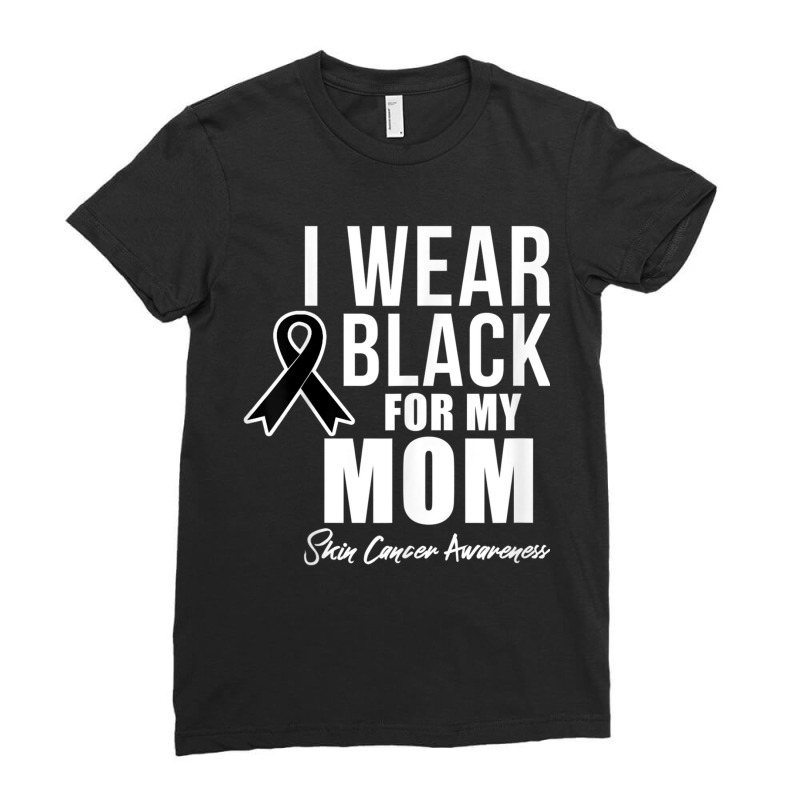 Skin Cancer Awareness Shirt Skin Cancer Shirt Mom Ladies Fitted T-shirt | Artistshot