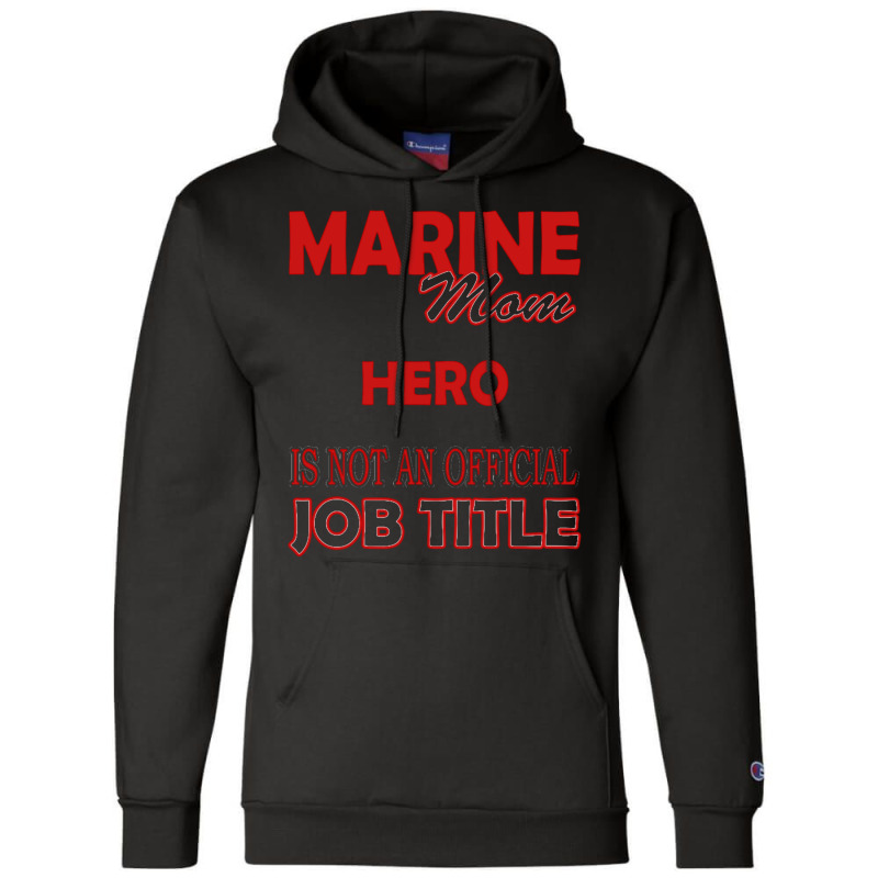 Marine Mom Champion Hoodie by QomarXabier | Artistshot