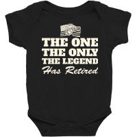 Marine Retirement Baby Bodysuit | Artistshot