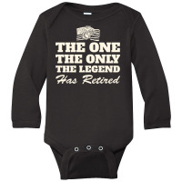 Marine Retirement Long Sleeve Baby Bodysuit | Artistshot