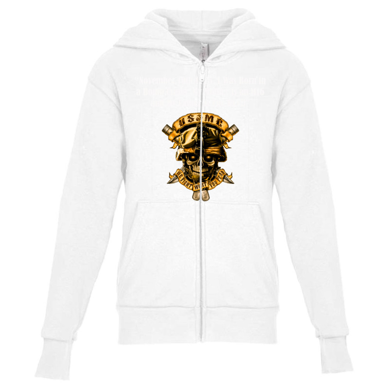 Marines Youth Zipper Hoodie by QomarXabier | Artistshot