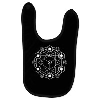 Sacred Geometry Fractal Patterns Art Good Vibe Mantra Om Premium T Shi Baby Bibs | Artistshot