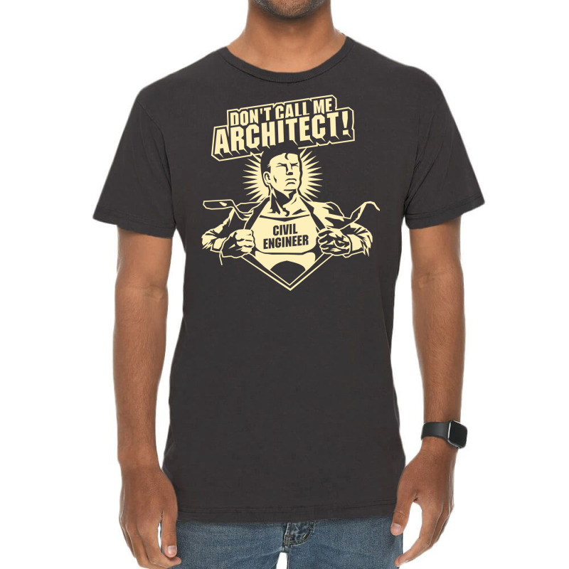 Civil Engineer Vintage T-Shirt by QuanXander | Artistshot