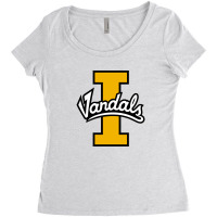 Idaho Vandals Women's Triblend Scoop T-shirt | Artistshot