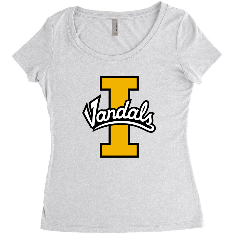 Idaho Vandals Women's Triblend Scoop T-shirt | Artistshot