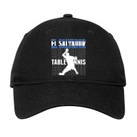 El Salvador Ping Pong Lovers Salvadorean Table Tennis Lovers Adjustable Cap | Artistshot