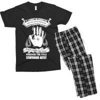 Blood Sweat And Tears Storyboard Artist Men's T-shirt Pajama Set | Artistshot