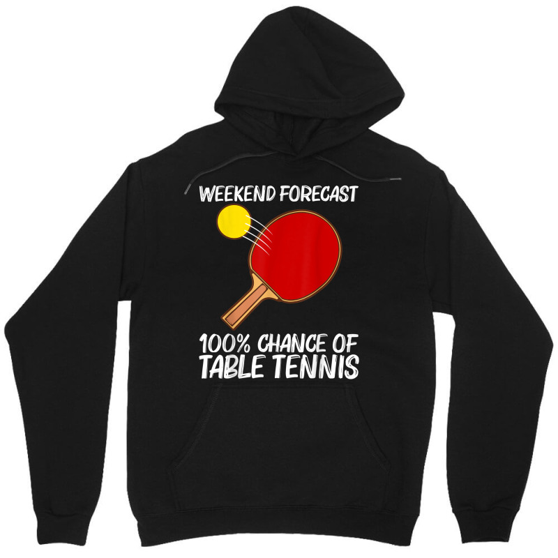 Cool Table Tennis Art For Men Women Ping Pong Sport Player Unisex Hoodie by Markets | Artistshot