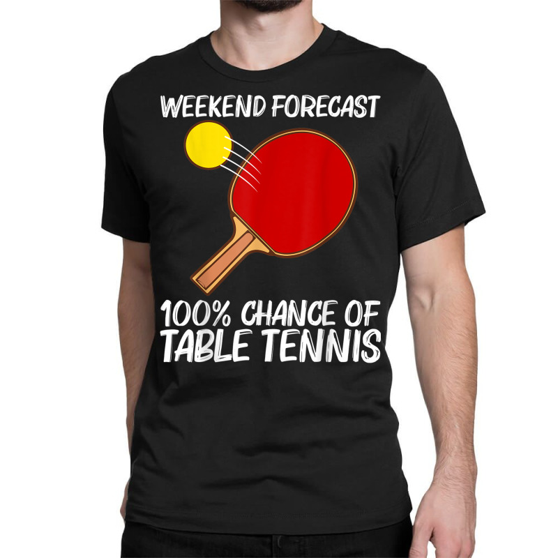 Cool Table Tennis Art For Men Women Ping Pong Sport Player Classic T-shirt by Markets | Artistshot