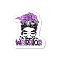 Fibromyalgia Warrior Strong Women Fibromyalgia Awareness Tank Top Sticker | Artistshot