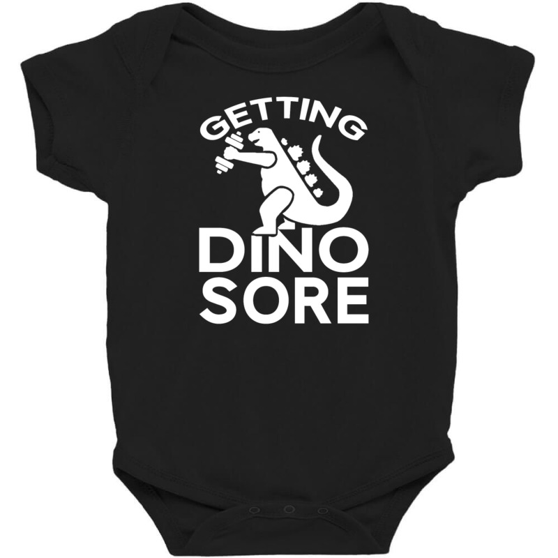 Dinosaur Workout Baby Bodysuit | Artistshot