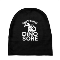 Dinosaur Workout Baby Beanies | Artistshot