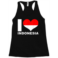 I Love Indonesia   Heart Flag Indonesia Racerback Tank | Artistshot