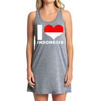 I Love Indonesia   Heart Flag Indonesia Tank Dress | Artistshot