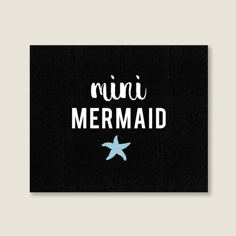 Mini Mermaid Landscape Canvas Print by QomarXabier | Artistshot