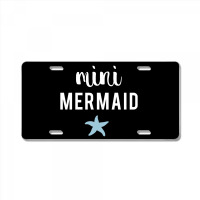 Mini Mermaid License Plate | Artistshot