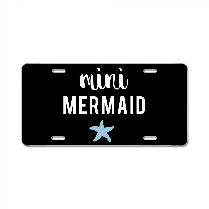 Mini Mermaid License Plate by QomarXabier | Artistshot