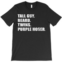 Tall Guy Beard Twins Purple Hoser Cool Christian T-shirt | Artistshot