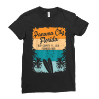 Panama City Beach Florida Fl Souvenirs Gifts Men Women Kids Ladies Fitted T-shirt | Artistshot