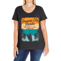 Panama City Beach Florida Fl Souvenirs Gifts Men Women Kids Ladies Curvy T-shirt | Artistshot