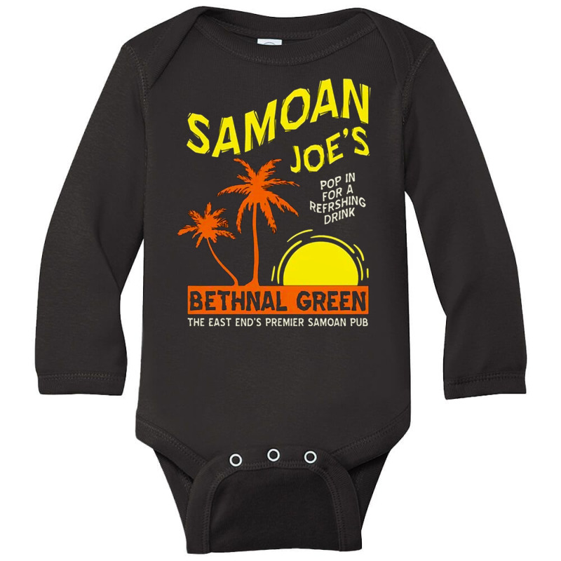 Samoan Joes, Samoan, Joes, Samoan Joes Art, Samoan Joes Vintage, Samoa Long Sleeve Baby Bodysuit by SHOPERTHIT | Artistshot