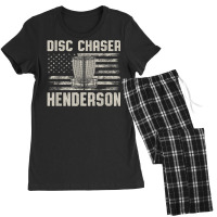 Disc Chaser Henderson Funny Disc Golf Humor Golfer Nevada Women's Pajamas Set | Artistshot