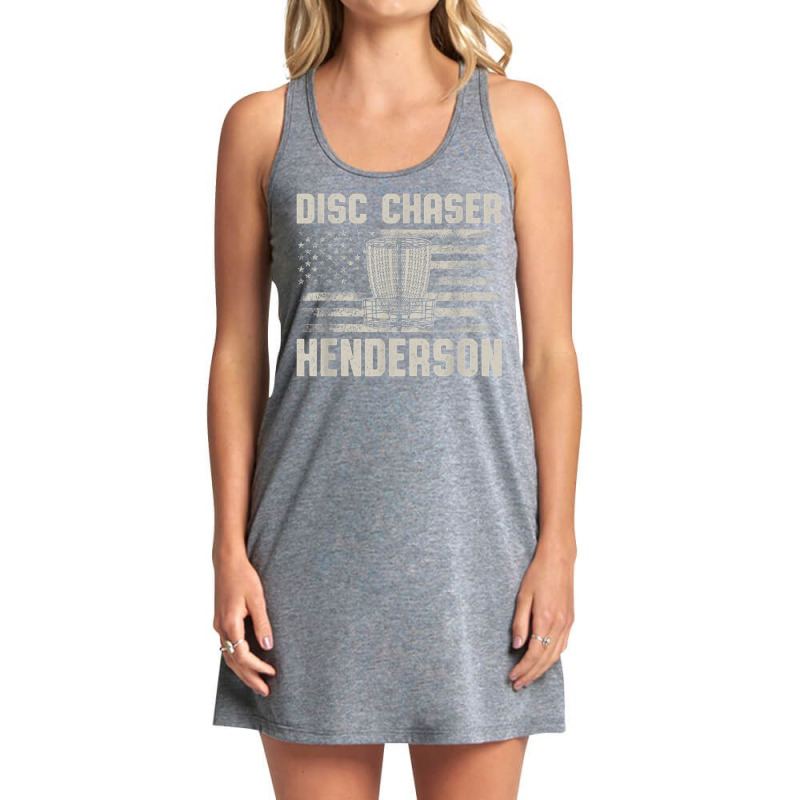 Disc Chaser Henderson Funny Disc Golf Humor Golfer Nevada Tank Dress by Newdesigns | Artistshot