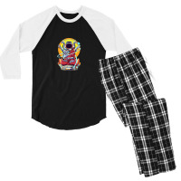 Astronaut Buddha Men's 3/4 Sleeve Pajama Set | Artistshot