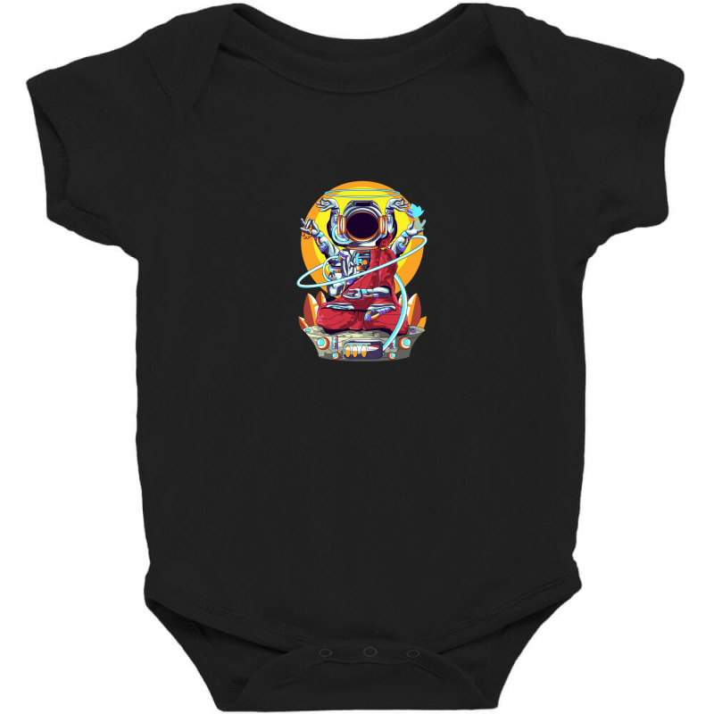 Astronaut Buddha Baby Bodysuit | Artistshot