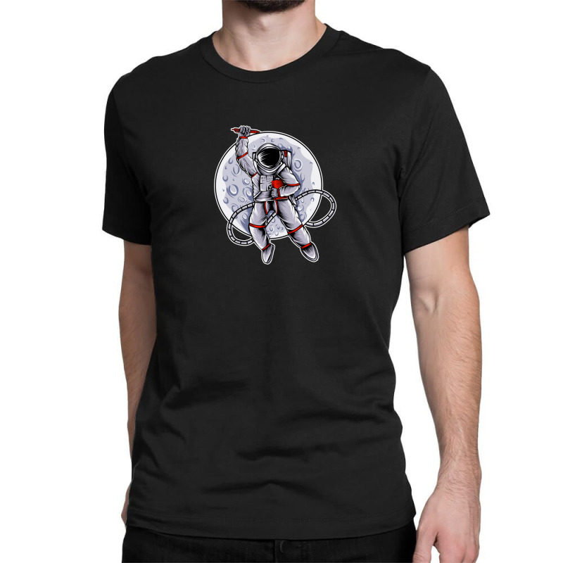 Astronaut And Moon Classic T-shirt | Artistshot