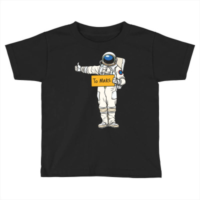 Hitchhiking Astronaut Toddler T-shirt Designed By Lizard King