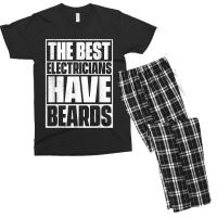 The Best Electricians Have Beards, Funny Beard Men's T-shirt Pajama Set | Artistshot