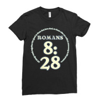 Womens Romans 828 Christian Faith Bible Camp Ladies Fitted T-shirt | Artistshot