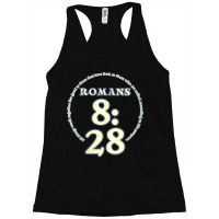 Womens Romans 828 Christian Faith Bible Camp Racerback Tank | Artistshot